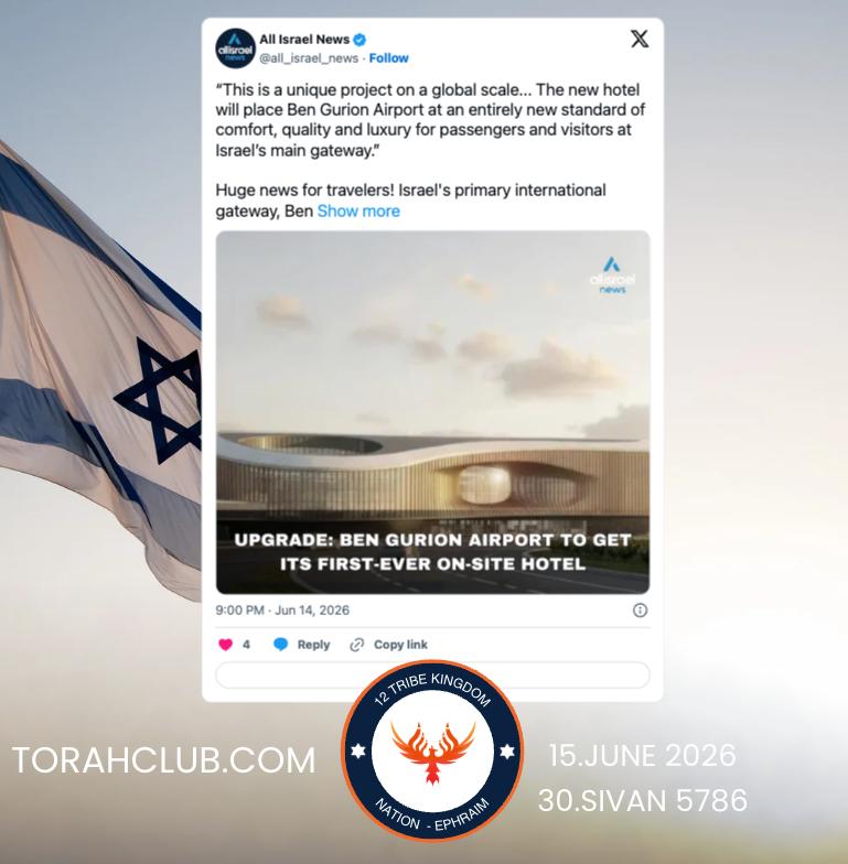 VLRTRW's tweet photo. 🔔'“This is a unique project on a global scale... The new hotel will place Ben Gurion Airport at an entirely new standard of comfort, quality and luxury for passengers and visitors at Israel’s main gateway.”

Huge news for travelers! Israel's primary international gateway, Ben Gurion Airport, is officially getting its first-ever on-site hotel.'

https://t.co/F1KVMI3yF3

❗ Discussion
https://t.co/It8r74iCOm

💳 Ephi ID card
https://t.co/0yX7ISH3L5

https://t.co/ooHihW0mq1