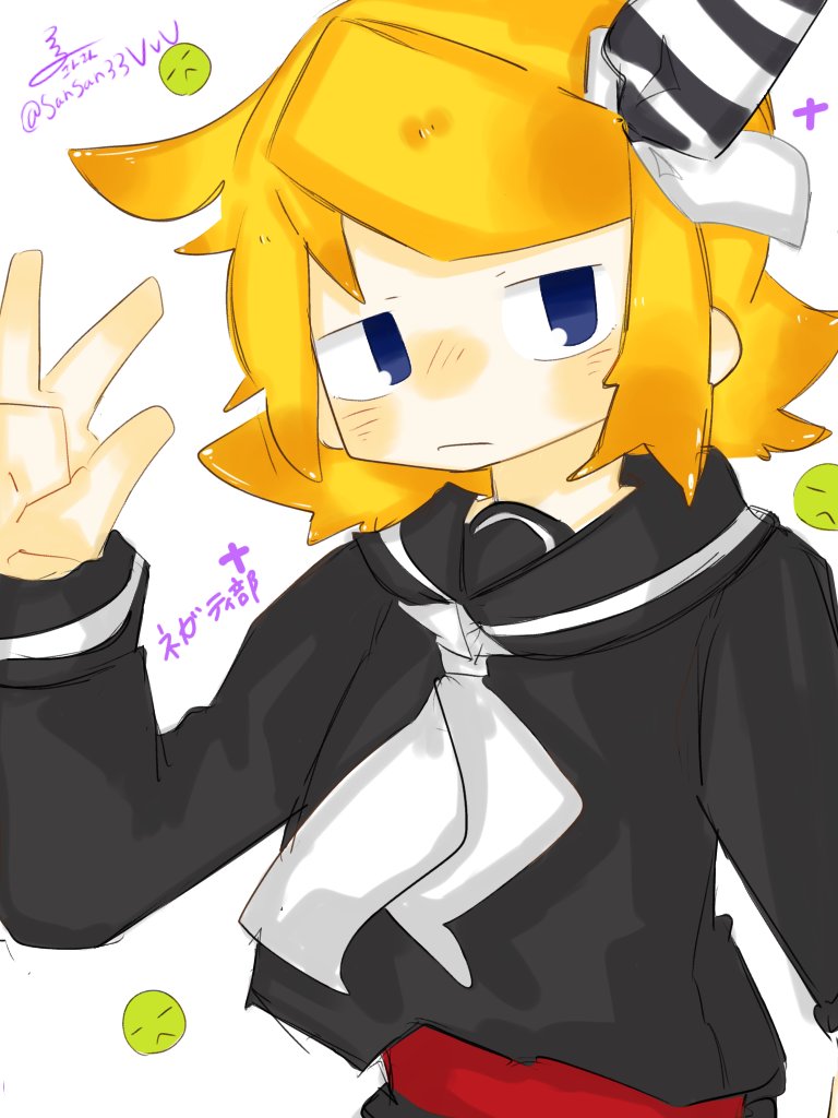 SanSan33VvU's tweet photo. ネガティ部
 #ワンオポ #鏡音リン https://t.co/alW32Hlr2a