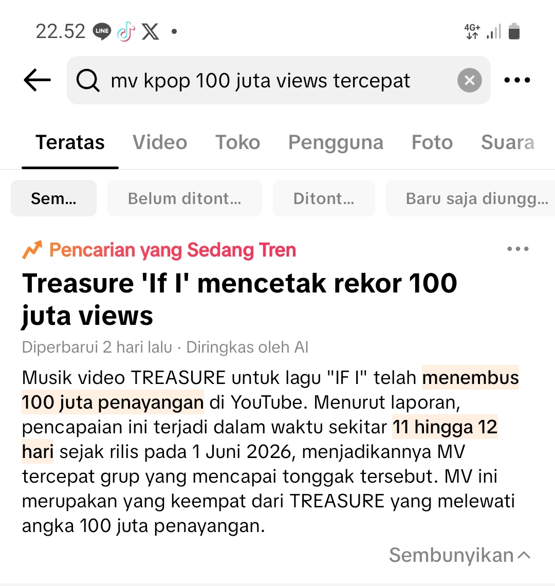jwelskies07's tweet photo. gelooo emang
BENER LAGI, THE POWER OF TREASURE MEMBERS!! 

IF I HITS 100M VIEWS 
#TREASURE_NEW_WAV 
#TREASURE #트레저
@treasuremembers https://t.co/fOyIAMPdGm
