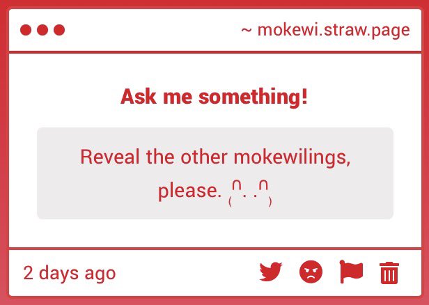 _mokewi2's tweet photo. I don’t remember mentioning the mokiverse so I assume we’re friends,, but if anyone is curious mokewi is an alien who can clone but they’re so bad at it that every clone turns out different ! 

also a bunch are missing like mokei urana, evil mokewi, nyakewi etc… https://t.co/PYQFlN44Do