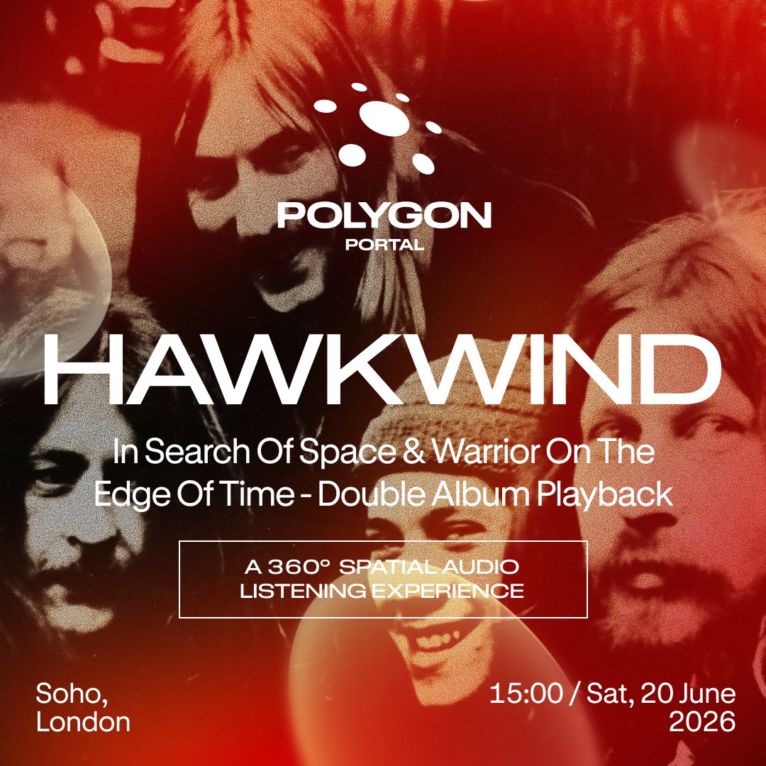CherryRedGroup's tweet photo. There's still a chance to experience 2 landmark Hawkwind albums in stunning high-resolution audio.  
In Search Of Space &amp; Warrior On The Edge Of Time

📍 Polygon Portal, Dean Street, Soho
🕒 3pm, Saturday 20th June
🎟️ Tickets: £19
​
A rare chance to 👉 https://t.co/unua4eVNnW https://t.co/JFW1XdZqK9