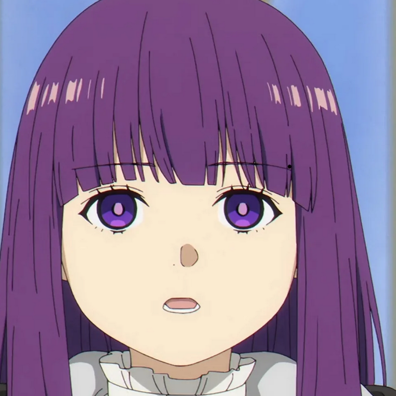 Deizu0's tweet photo. @Hoobydoobya @enuol_ji @sebagerino @apostate21263 First point is literally not true.
Second point is kinda moot since small eyes aren't an adult trait (also, Fern has the same eye size than when she was first introduced back in episode 1). Also, who goes "her eyes are small, she's perfect.
I'll agree with the third point. https://t.co/ZIVbdS52Kw