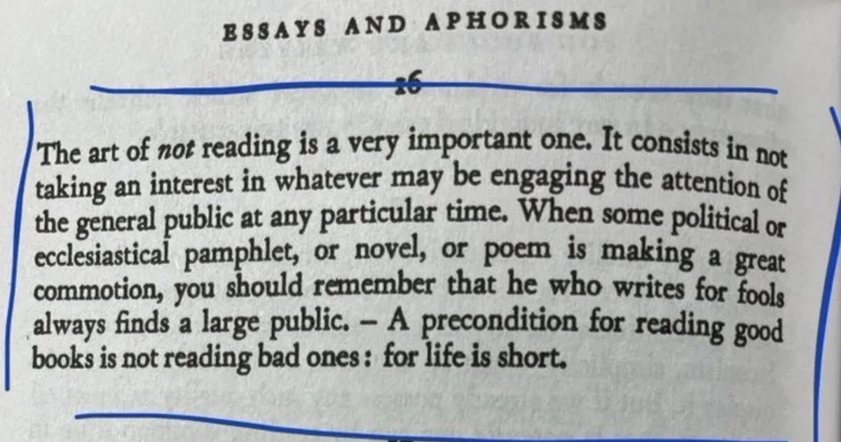 SchopenhauerNow's tweet photo. Schopenhauer wrote this paragraph more than 150 years ago, and it’s still true https://t.co/lQdfTXQIZO