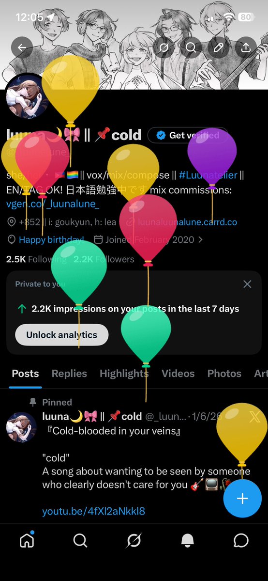 _luunalune_'s tweet photo. another year around the sun! 🥳🎉 https://t.co/hxo4QE3Aqm