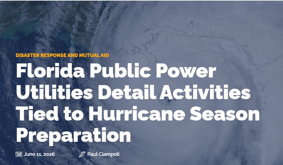 publicpowerorg's tweet photo. Florida #PublicPower utilities, including  @NewsfromJEA, @mylkldelectric, @OUCreliableone &amp; @CityofTLH, recently detailed how they are proactively taking steps to prepare for this year’s hurricane season, which began in June. @flpublicpower
Details here: https://t.co/MFtsQ5zo3W https://t.co/OuzykhlLUf