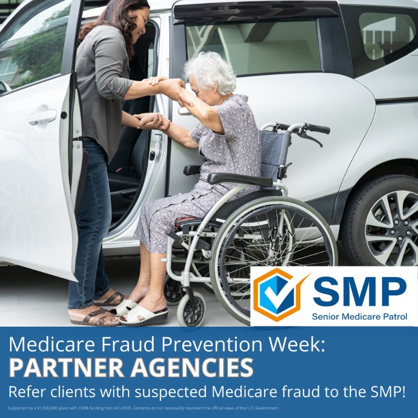 Alliance4Aging's tweet photo. Partner agencies, celebrate Medicare Fraud Prevention Week by sharing SMP information on social media and refer your clients and consumers to the SMP! We can all work together to stop Medicare fraud. #MedicareFraudPreventionWeek #MFPW https://t.co/QZLtBYTOms