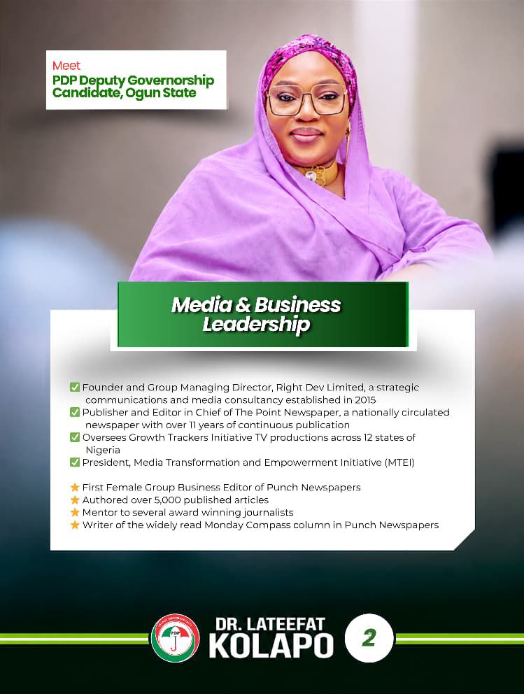 EedrezA's tweet photo. Iya Sunnah of Egbaland

Former senior special assistant on Communications and Strategy to the former Minister of Industry, Trade and Investment, Olusegun Aganga

Chief Executive Officer/Group Managing Director of Right Dev Limited.

Abeokuta https://t.co/IvLklfp51p