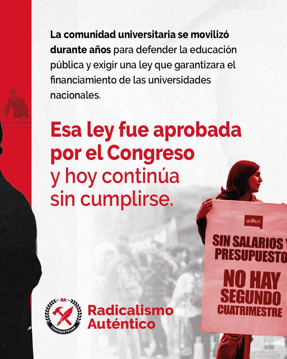 RadAutentico's tweet photo. A 108 años de la Reforma Universitaria, la defensa de la universidad pública sigue siendo una causa vigente. https://t.co/44hLcKVAp6