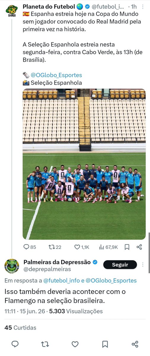 Recibo_CRF's tweet photo. O assunto era um time espanhol...

#recibo #Flamengo https://t.co/IC3Wiwvvie