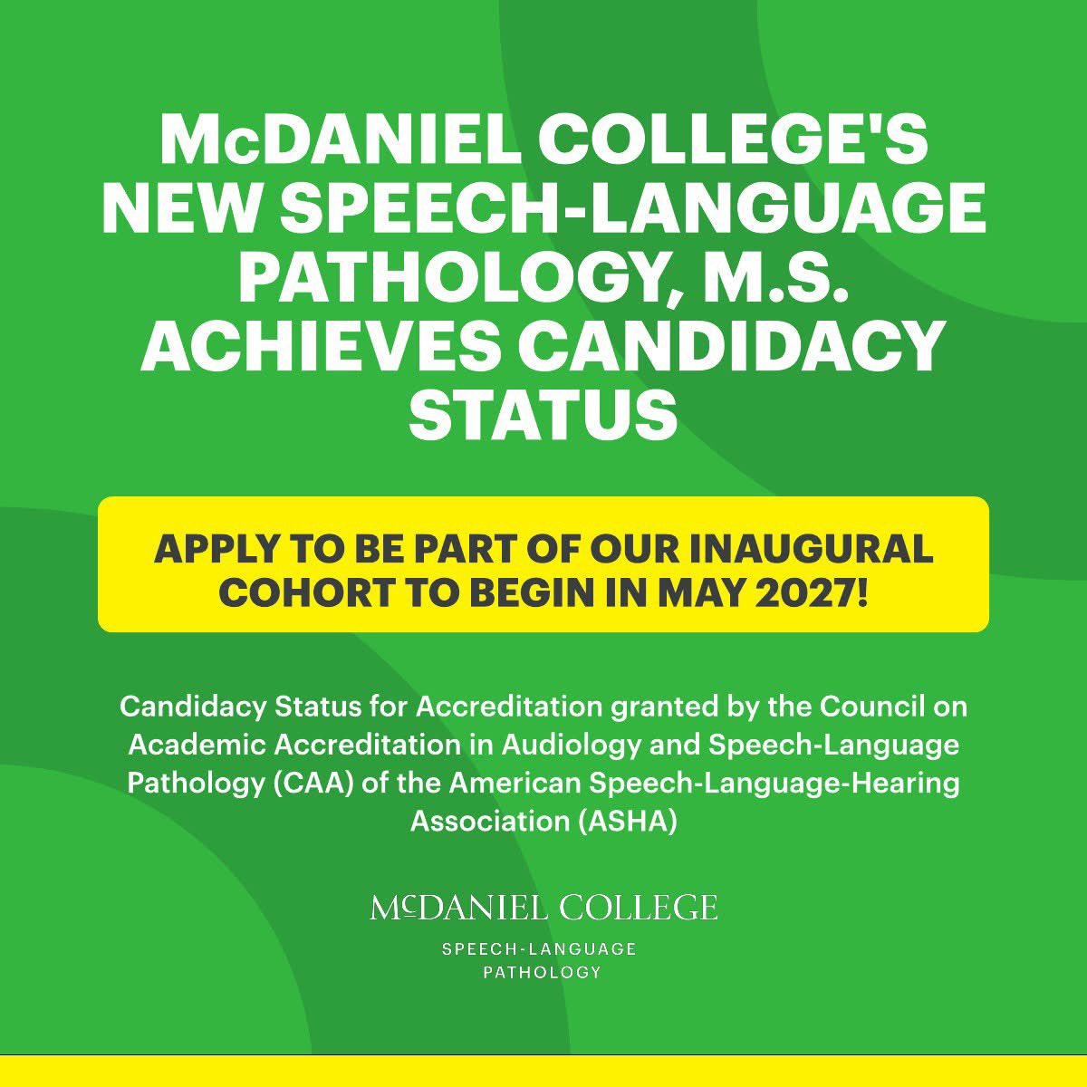 McDaniel College tweet media