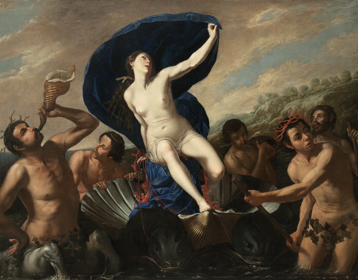 conno2856's tweet photo. Artemisia Gentileschi, Italian. Painting- The Triumph of Galatea. 1649. https://t.co/ffoPuPXsK0