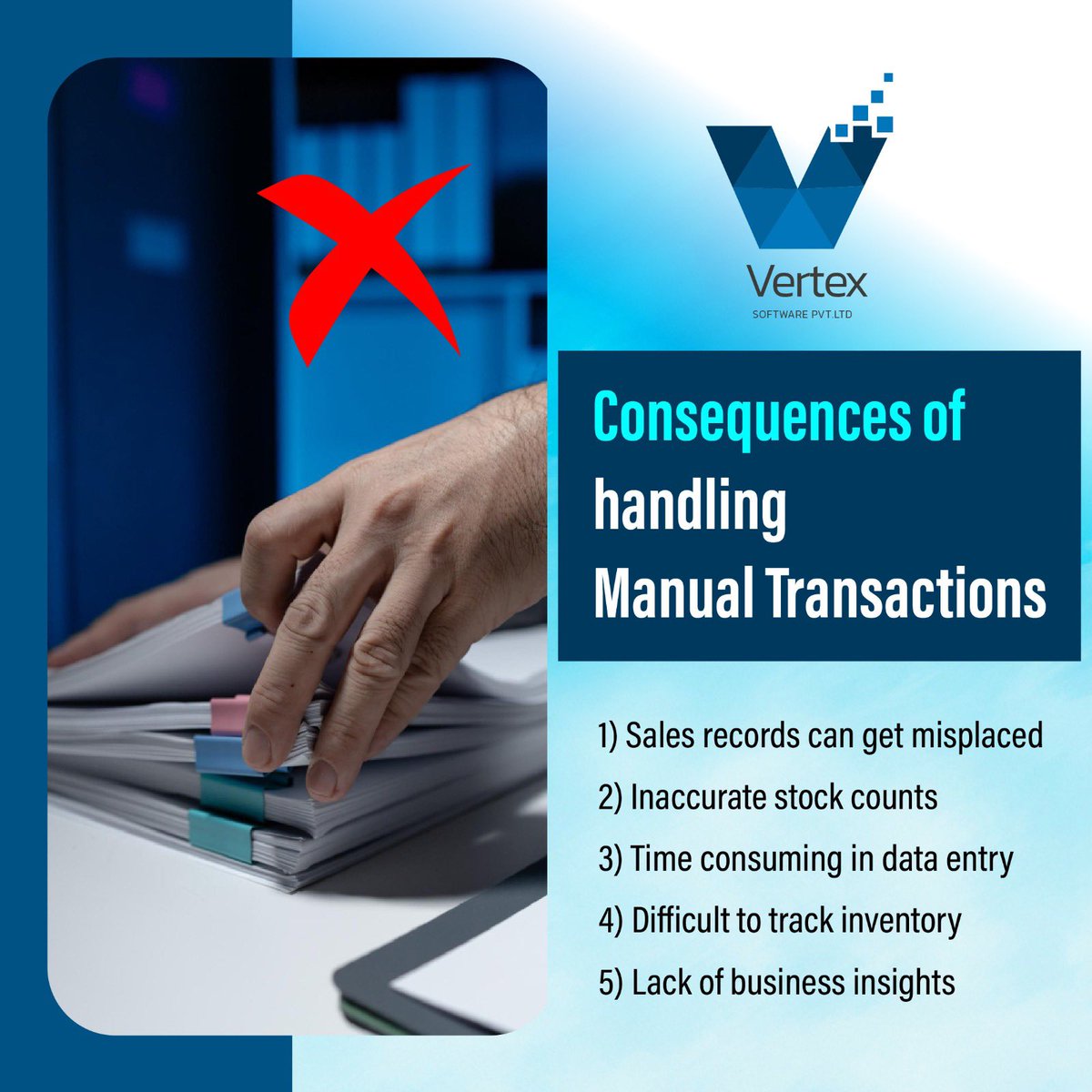 VSELKC's tweet photo. We follow a strandarized process to understand what makes your business inefficient/loss-making and offer solutions to make it profitable and fit for the long run. 

CONTACT US FOR FREE CONSULTATION!

📞 - +94 775545908
📧 - Wageesh@vertex-software-enterprise.com https://t.co/S8IDRw7atS