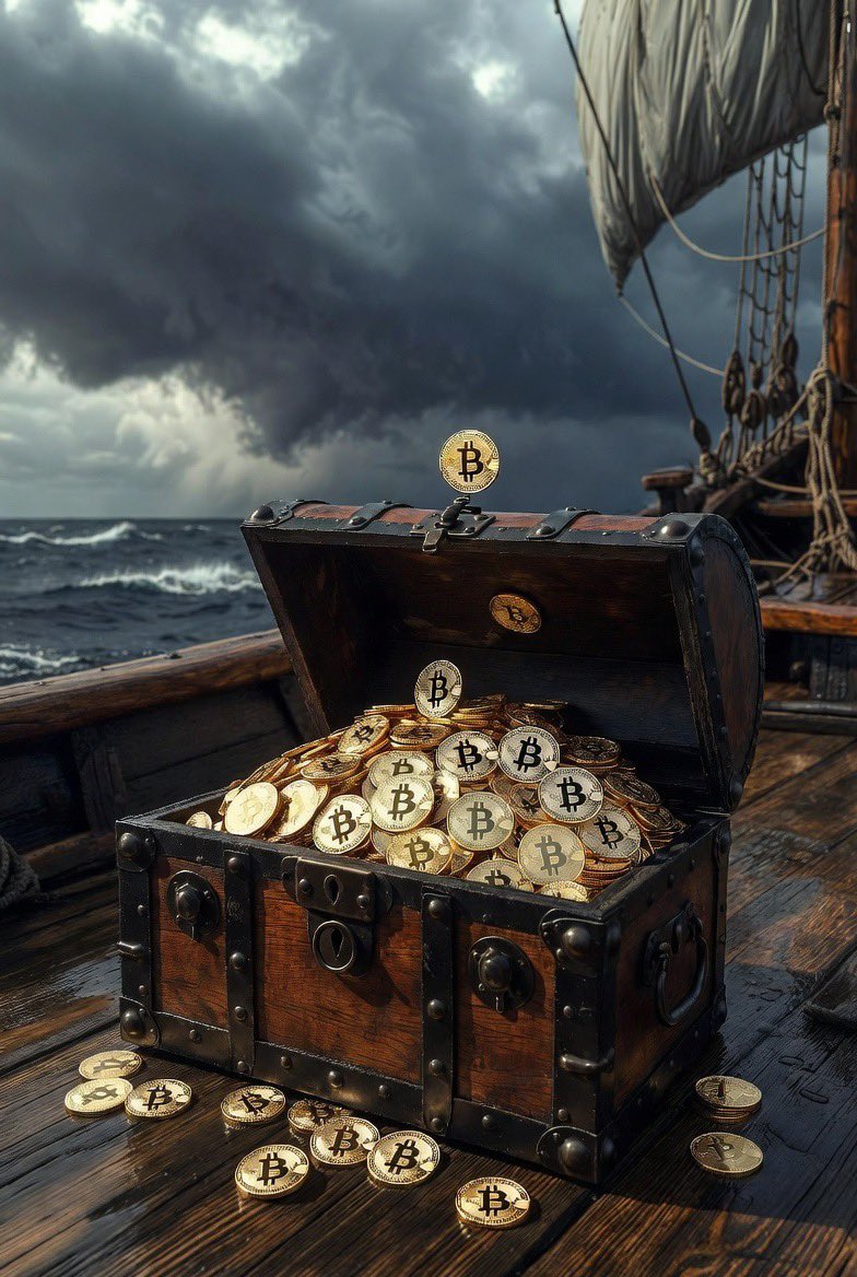 no_quarter_btc's tweet photo. Arrr, mateys!
Another day, another glorious stack added to the treasure chest! 💰⚓️
Sats be pilin’ higher while the fiat scallywags sink. The Bitcoin Buccaneer sails on—no storms or krakens can stop this HODL voyage!
Keep stackin’, ye legends! 🏴☠️🚀
#Bitcoin #HODL #StackSats https://t.co/RazYU0cvCd