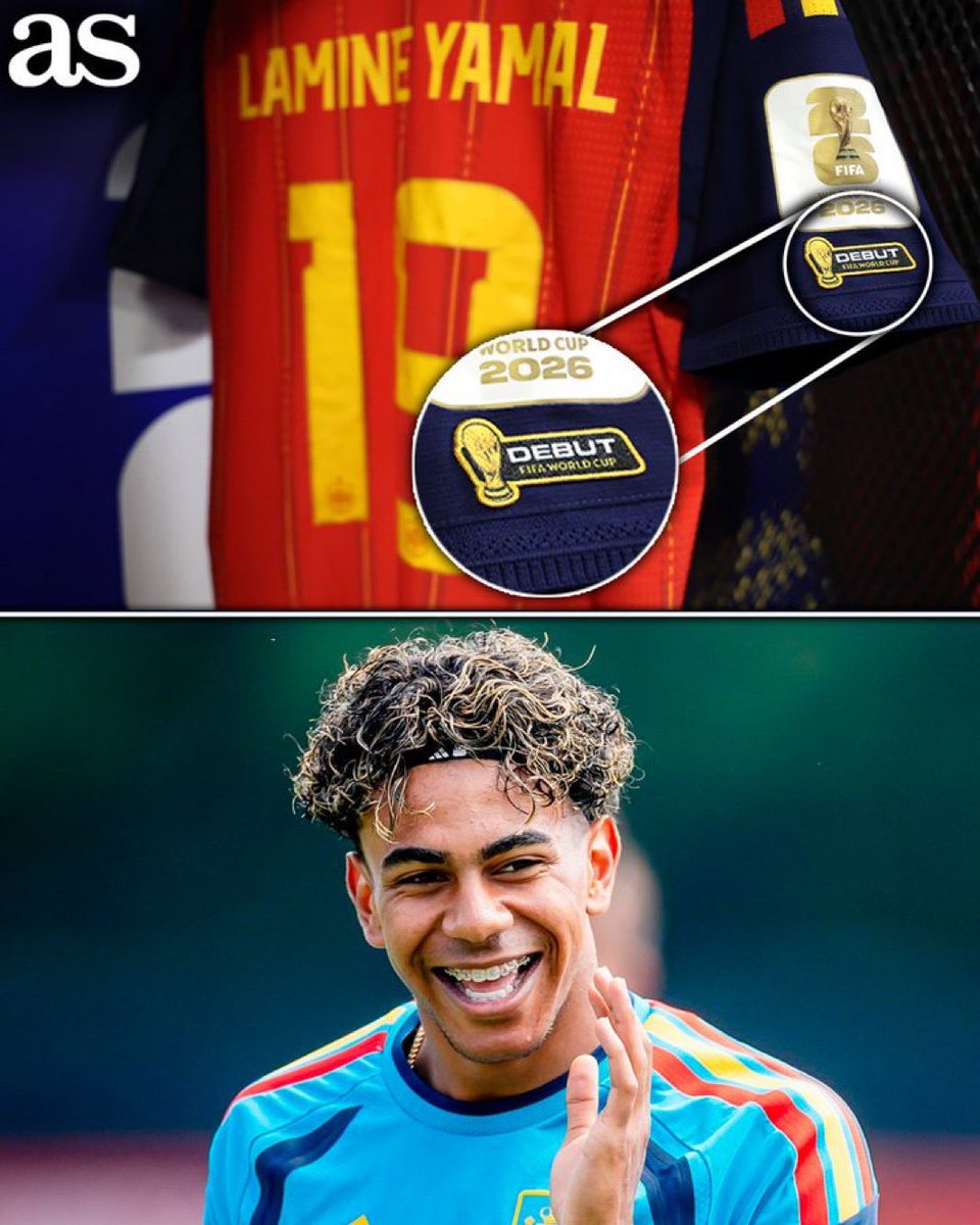 _BeFootball's tweet photo. Voici le patch que porteront les joueurs qui disputent leur TOUT PREMIER MONDIAL ! 🏆👀

📸 (@diarioas) https://t.co/V4yHLNy4ZL