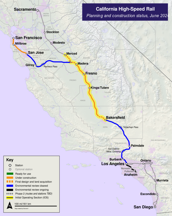 denisekalm's tweet photo. The way Newsom now plans to save the "bullet train" is awful.  https://t.co/NEVkwyqyJ6 #High-Speed Rail #bullet-train #Gavin-Newsom https://t.co/ac9E3P5RNU
