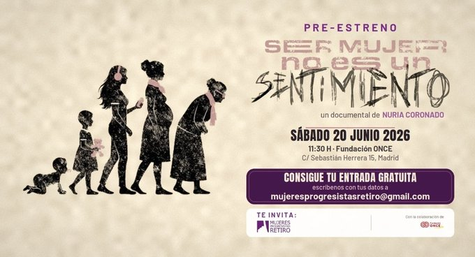 Amanda_DGIR's tweet photo. Este sábado en Madrid. Alli estaremos. #SerMujerNoEsUnSentimiento 
Enhorabuena Nuria. https://t.co/WlAh0KDAqx