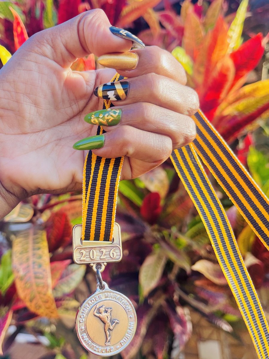 mawelly05's tweet photo. 13 times tested, 13 times delivered. #ComradesLegend #Comrades2026 #MedalMonday #Runners #UltraQueen https://t.co/gg94UXXynz