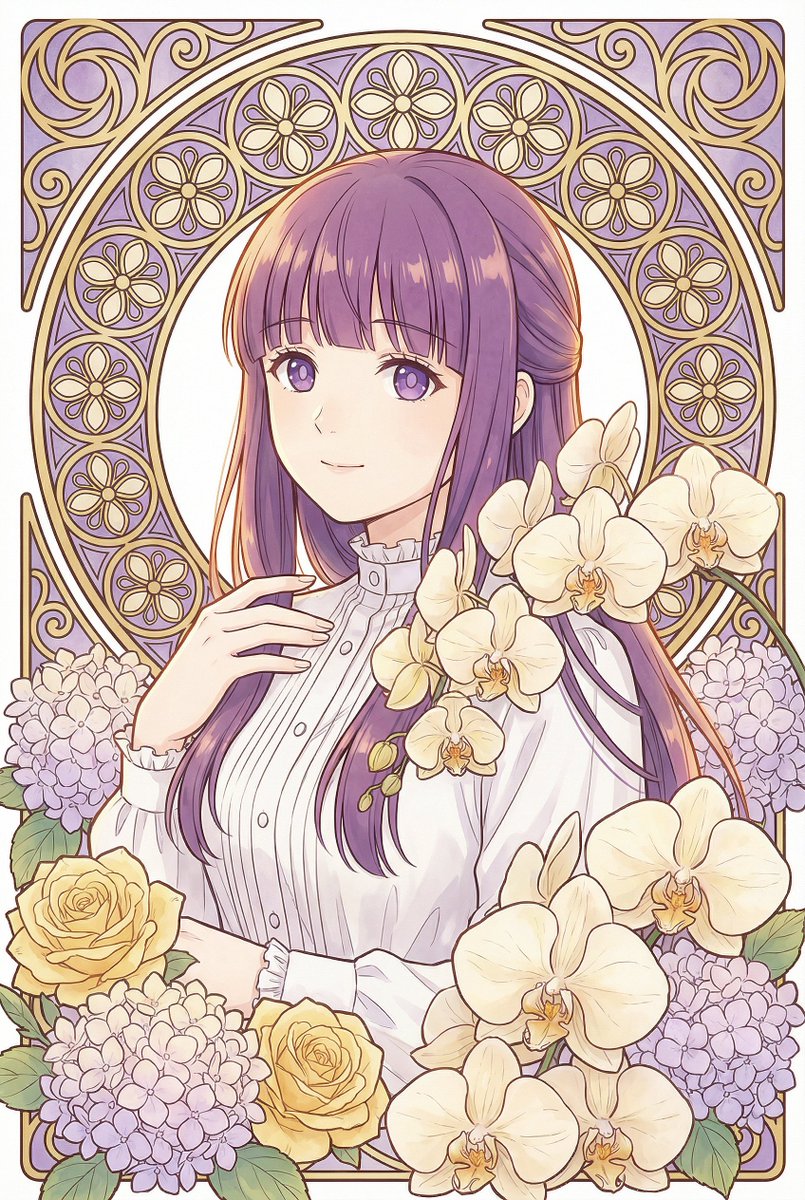 フェルン 「華のフェルン」|pico wanのイラスト
