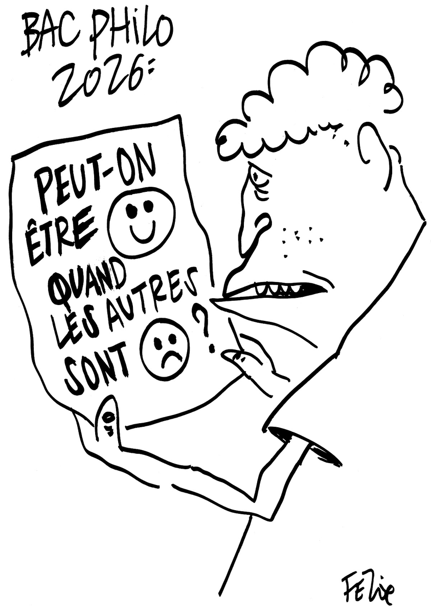 Charlie_Hebdo_'s tweet photo. Le dessin du jour, par #Félix
https://t.co/OpsDa6CubD https://t.co/h7BxtoxuTF