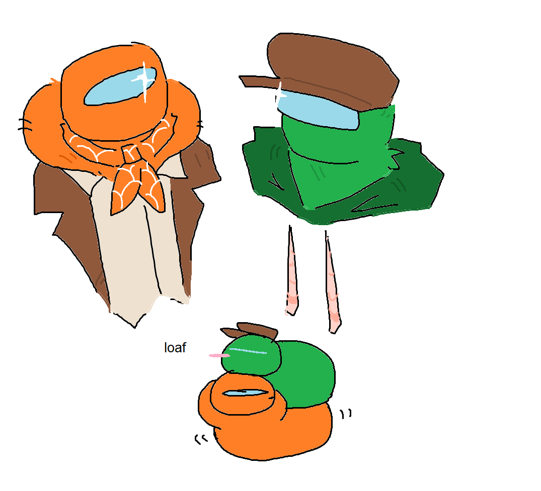 hoversizer's tweet photo. dewlap orange #impostorduo #amongusshow https://t.co/4qayH52MEt