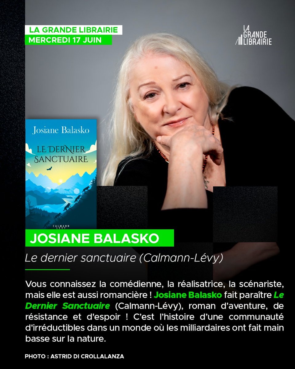 GrandeLibrairie's tweet photo. 📚Cette semaine, on vous aide à choisir vos livres de l’été ! Thrillers, romans d’amour, d’aventure, sombres ou lumineux, crève-cœurs, rassembleurs…
👉@ATrapenard reçoit Franck Thilliez, Laetitia Colombani, Douglas Kennedy, Mathilde Beaussault et Josiane Balasko. https://t.co/dnSJzBkgNk