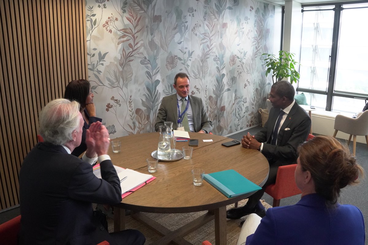 TerranceDrewSKN's tweet photo. I had a productive discussion with Mr Salvador Pinto da França, Adviser for Africa, Latin America and the Caribbean in the Cabinet of the High Representative for Foreign Affairs and Security Policy and Vice-President of the European Commission.

We spoke about strengthening the partnership between St. Kitts and Nevis, CARICOM and the European Union, advancing sustainable development, expanding economic opportunities, and ensuring that small island states like ours continue to have a strong voice on the global stage.

These conversations matter. They help open doors for investment, deepen cooperation, and create new opportunities for our people as we continue building a stronger, more resilient future.