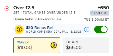 DomPickz's tweet photo. FD Free Bet

Good up to 0.35u no free bets, devig to Pinny taking $1.5K. Best price on the market by a good bit, in for my $10 max. https://t.co/aeoGFfRDUZ