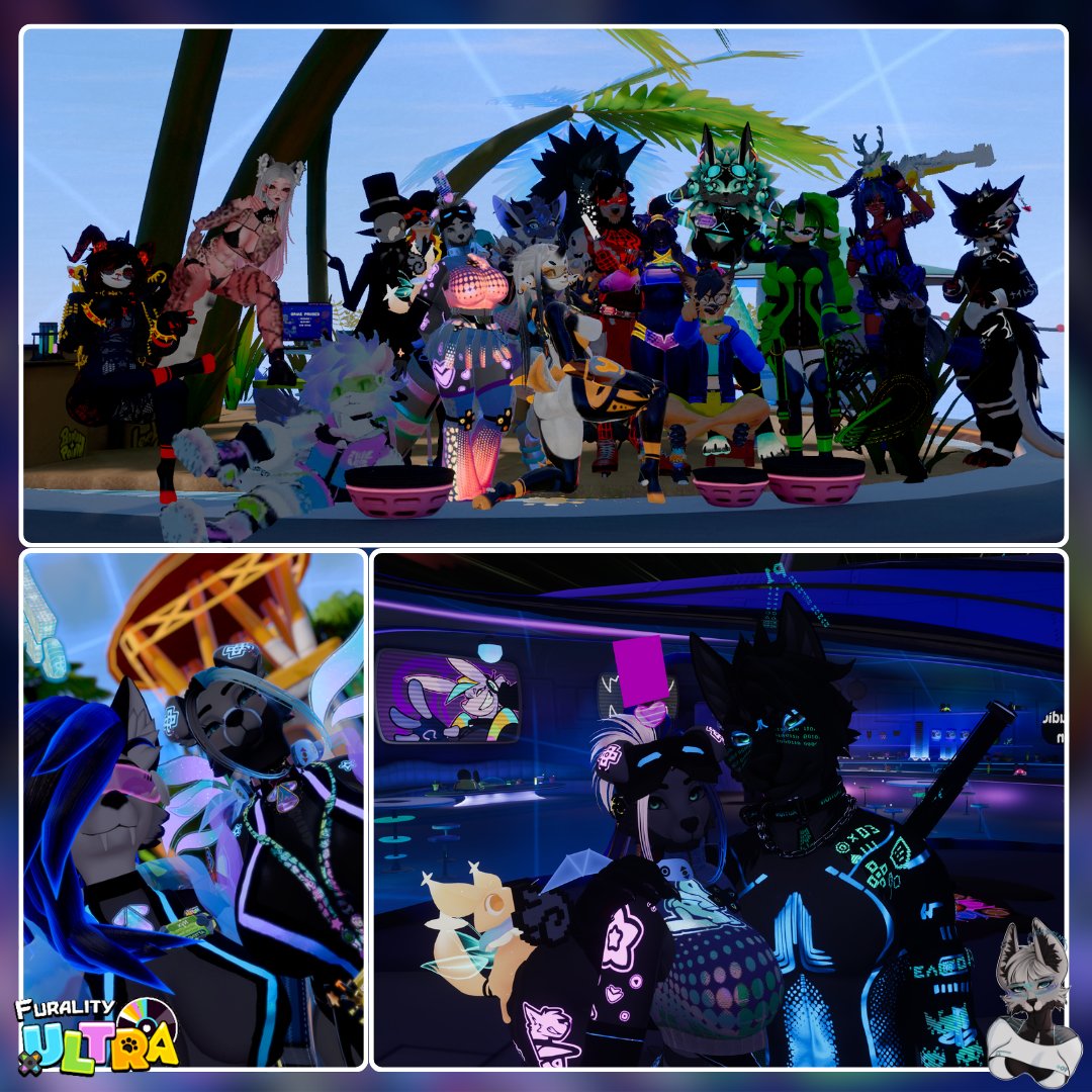 PidgeStreams's tweet photo. Furality Ultra 2026
────── ✧ ──────
What a weekend. I had so much fun and spent a little to much time dancing in Club F.Y.N.N. Thank you to everyone for an amazing weekend. 
More pics in Comments
────── ✧ ──────
#vrchat #Furality #furry https://t.co/x6QyvVdos6