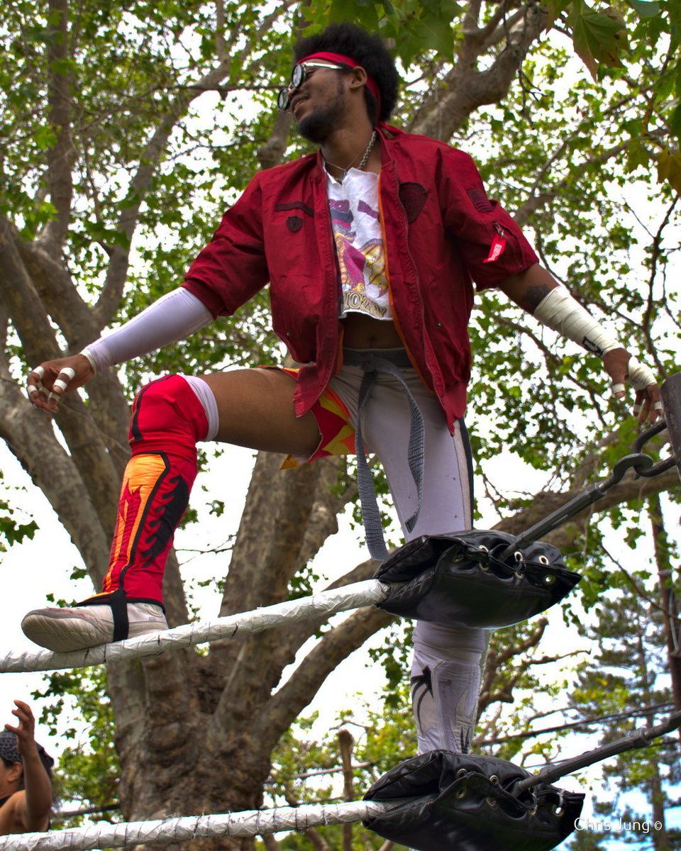 Rudo_Rampage's tweet photo. The Hood Dragon Ben Chozen,  is ready to fight.
#FullQueer #wrestling   @fullqueer  @benchozen1 https://t.co/AVFPrtjEID