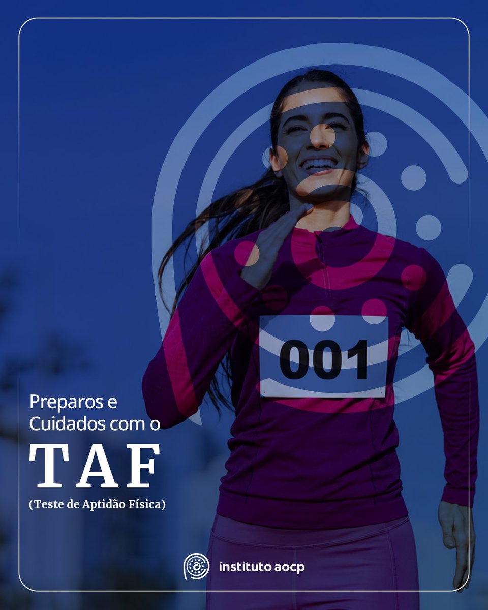 InstitutoAOCP's tweet photo. O TAF (Teste de Aptidão Física), ou Exame de Aptidão Física, é necessário diversos zelos com o seu corpo e a sua mente, antes, durante e depois da prova.

👨‍⚕‍ Atenção: procure profissionais da área para te orientar! 👨‍⚕‍

🩺 O Instituto AOCP se preocupa com a sua saúde. 🩺 https://t.co/Hmmx3xh4dG
