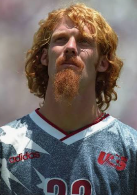cnn94cnn's tweet photo. @ColBennettH4 @1966MJG The most memorable player from the '94 team (for obvious reasons...see pic below) who's been in soccer media over here for years and is now willing to say ridiculous things for attention which fits in with the ethos of the network broadcasting the WC in the US https://t.co/oTAua3Qnxz