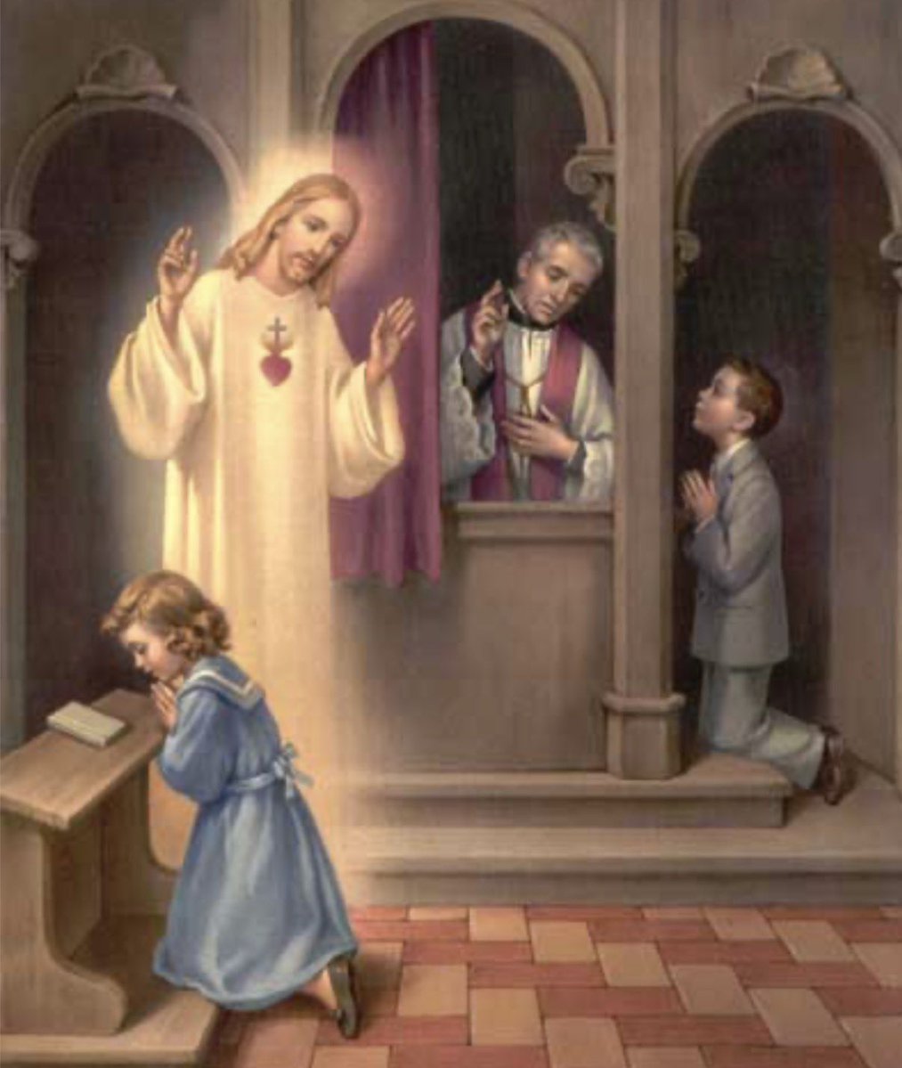 Burgess7281975's tweet photo. Our Lord created the Sacrament of Penance.

You’re really flailing here.

John 20:23 “(IHS to Apostles) If you forgive the sins of any, they are forgiven; if you retain the sins of any, they are retained.”

Matthew 16:19 (Jesus gives Apostles power to bind and loose sins)

Matthew 18:18 “whatever you bind on earth shall be bound in heaven.”

2 Corinthians 5:18 “God . . . Reconciled us to himself and gave us the ministry of reconciliation.”

James 5:14-15 “Let (the elders of the Church) pray over him . . . he will be forgiven.”

(A) John 20

21 [n][Jesus] said to them again, “Peace be with you. As the Father has sent me, so I send you.” 22 [o]And when he had said this, he breathed on them and said to them, “Receive the holy Spirit. 23 [p]Whose sins you forgive are forgiven them, and whose sins you retain are retained.”

Commentary: Jesus plainly gives His Apostles the Authority to forgive sins.

(B) Corinthians 5:

18 [l]”And all this is from God, who has reconciled us to himself through Christ and given us the ministry of reconciliation”

Commentary: Paul, in his Second Epistle to the Corinthians, references the “Ministry of Reconciliation.”  

(C) James 5

“Anointing of the Sick. 13 Is anyone among you suffering? He should pray. Is anyone in good spirits? He should sing praise. 14 Is anyone among you sick?[f] He should summon the presbyters of the church, and they should pray over him and anoint [him] with oil in the name of the Lord, 15 and the prayer of faith will save the sick person, and the Lord will raise him up. If he has committed any sins, he will be forgiven.[g]

Confession and Intercession. 16 Therefore, confess your sins to one another and pray for one another, that you may be healed. The fervent prayer of a righteous person is very powerful.”

Commentary: Clearly a reference from the Epistle of James to the Power of the Catholic Sacraments of Extreme Unction/Anointing of the Sick and Confession.

(D) Matthew 18

15 “If your brother[l] sins [against you], go and tell him his fault between you and him alone. If he listens to you, you have won over your brother. 16 [m]If he does not listen, take one or two others along with you, so that ‘every fact may be established on the testimony of two or three witnesses.’ 17 If he refuses to listen to them, tell the church.[n] If he refuses to listen even to the church, then treat him as you would a Gentile or a tax collector. 18 [o]Amen, I say to you, whatever you bind on earth shall be bound in heaven, and whatever you loose on earth shall be loosed in heaven.”

Commentary: Another clear reference to the Ecclesial Authority to forgive sins.

(E) Matthew 16

“I will build my church,[m] and the gates of the netherworld shall not prevail against it. 19 I will give you the keys to the kingdom of heaven.[n] Whatever you bind on earth shall be bound in heaven; and whatever you loose on earth shall be loosed in heaven.”

Commentary: Another unambiguous statement of the Power of Ecclesial Authority to bind in Heaven and on Earth.

#CatholicX