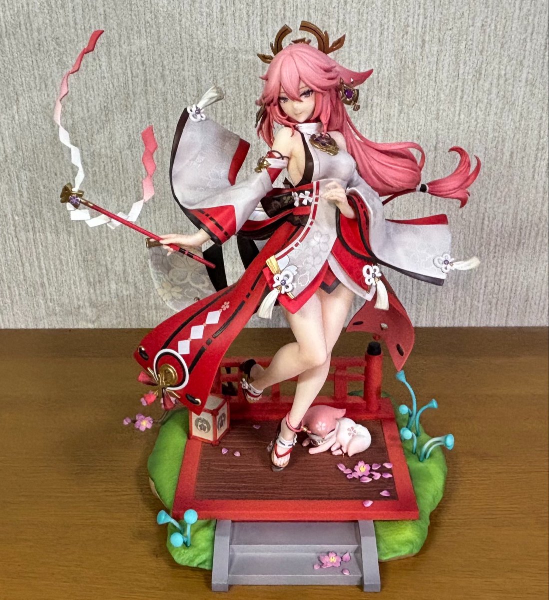 MyIsMe_V35's tweet photo. 八重神子様のフィギュアは実にいいね！ https://t.co/lyrok8QyLP