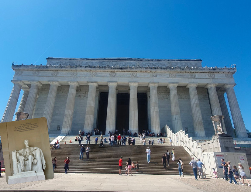 ColCapTours's tweet photo. The lower level of the #LincolnMemorial, #undercroft, is now open.  #Explore massive stone arches, engineering details &amp; exciting exhibits. #WashingtonDC #NationalMall #StudentTravel #EducationalTours #HistoryEducation #FieldTrip #USHistory #Architecture #Monuments https://t.co/FCbBQdCBvM