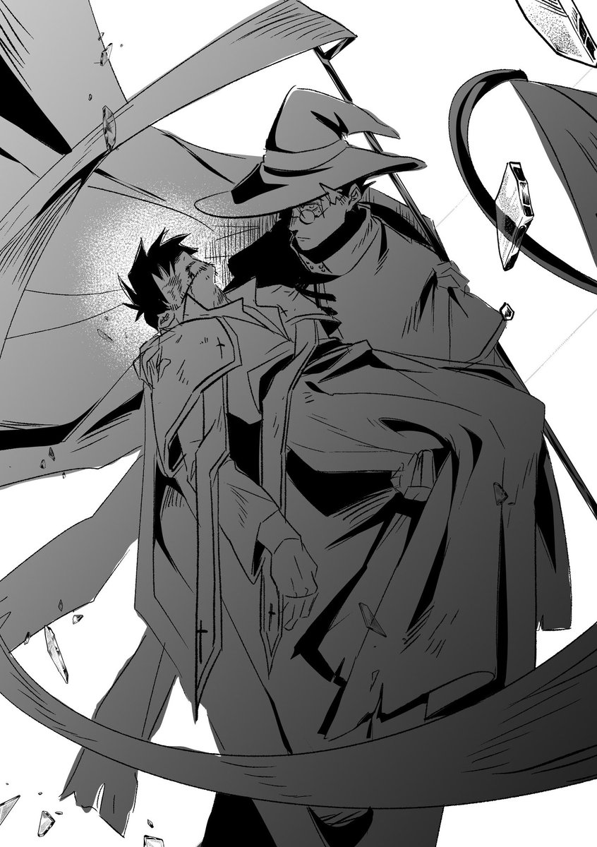 Noreswho's tweet photo. I love WHA x Trigun sm im using it to fight my art block
((google translate is used here, i know this ain't translating shi)) 
#trigun #witchhatalier https://t.co/3yJpz9tTkV