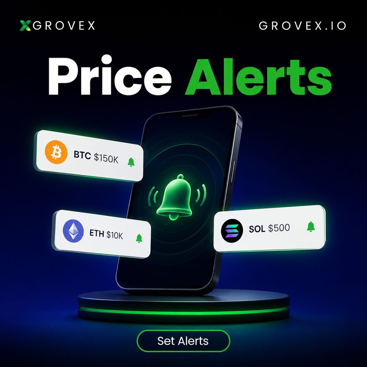GroveXchange's tweet photo. What's the most unrealistic price alert sitting in your app right now? 👀 https://t.co/7uXw6Dv0j5