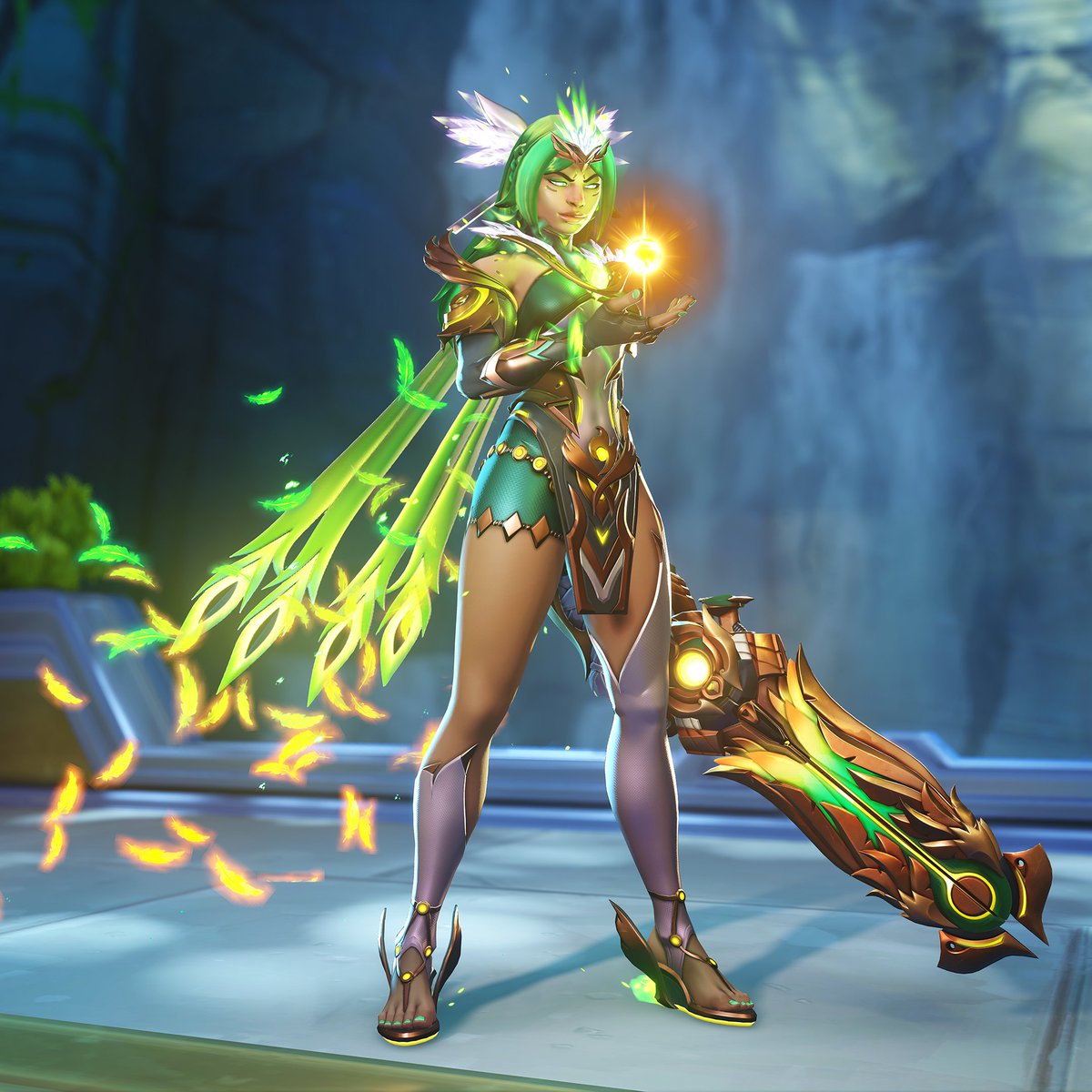 Overwatch2_NEWS's tweet photo. ■イラリーのミシックスキン

カラバリは
・赤
・緑
・紫 https://t.co/KVA9Be7QF2