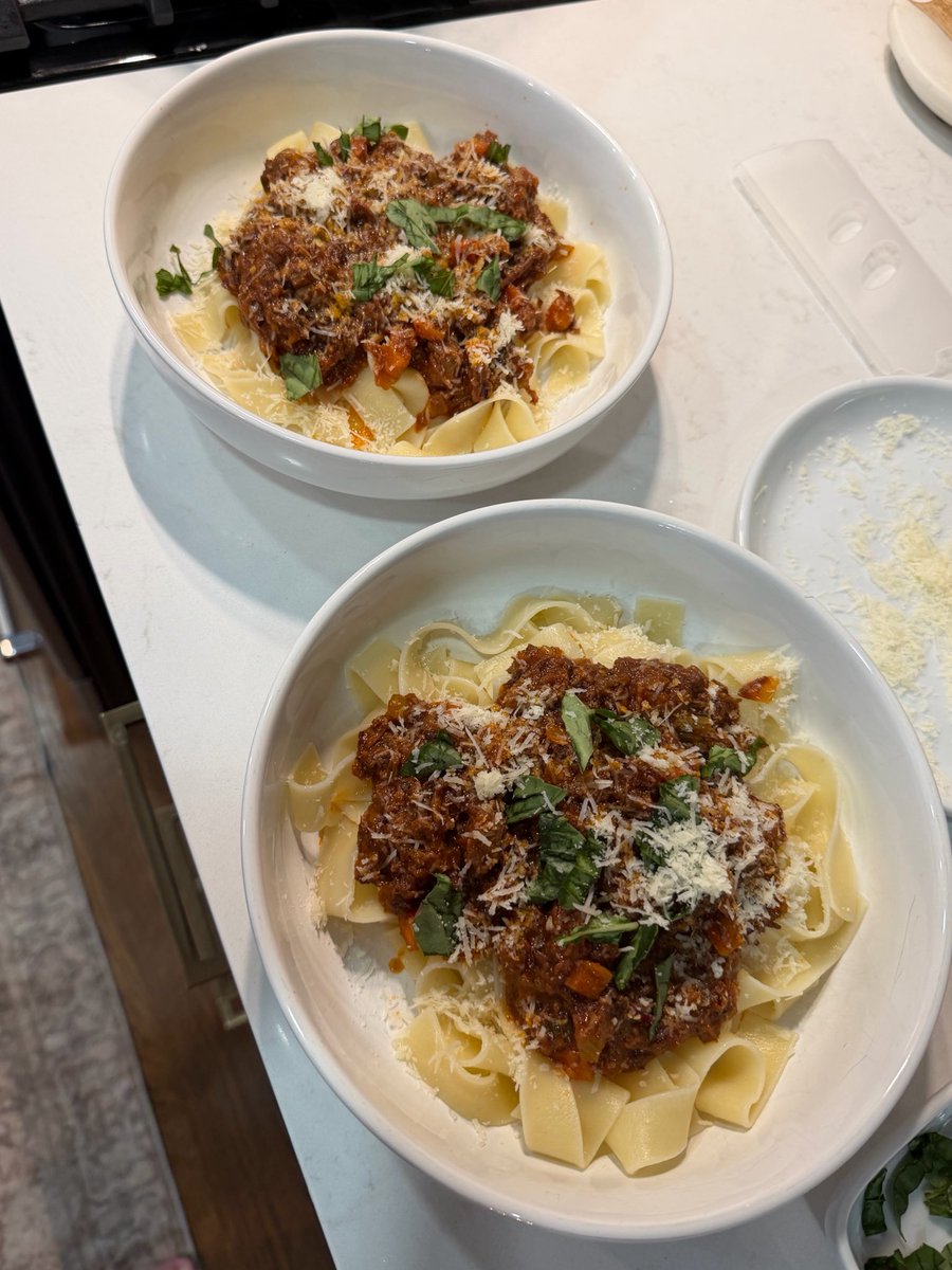 Nick4ATick's tweet photo. Brisket bolognese 🤌 https://t.co/plMJqclZ7Y