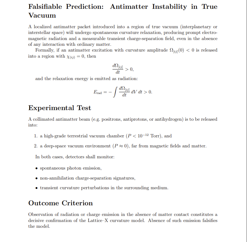 c_barricks's tweet photo. Falsifiable prediction for Lattice-X https://t.co/bOfOUPqLJj