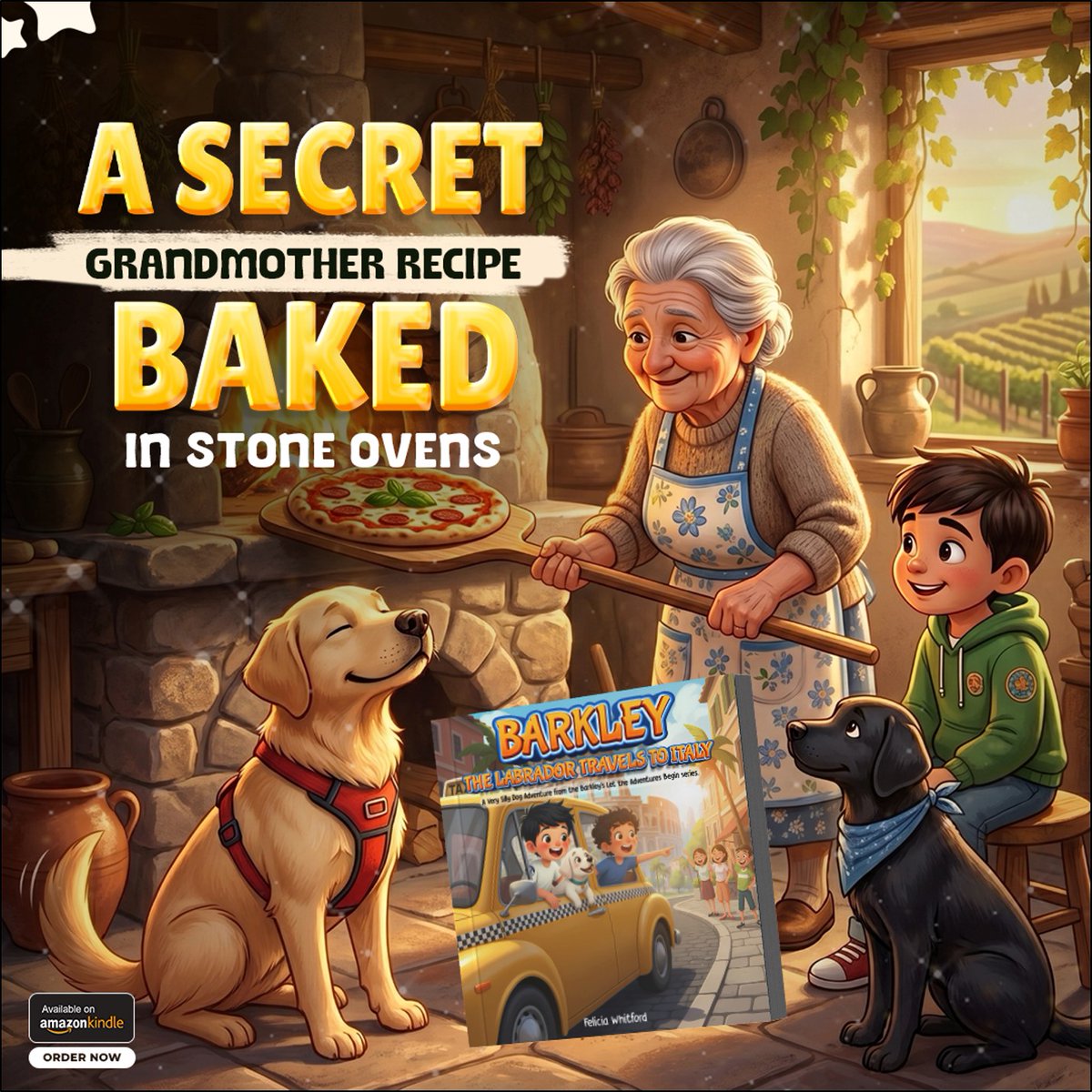 feliciaauthor_'s tweet photo. The search for perfect pizza leads to unforgettable memories. “Barkley The Labrador Travels To Italy” by Felicia Whitford is a delightful journey of family, friendship, and discovery.

Amazon: https://t.co/Gew1DEKSCr

#BarkleyTheLabradorTravelsToItaly #feliciawhitford https://t.co/vU4qyY6UA0