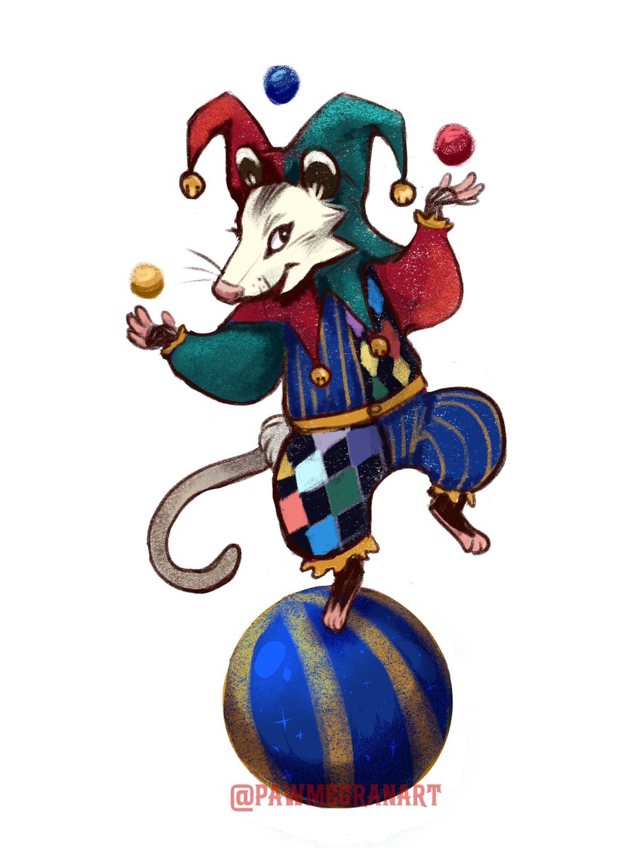 pawmegranart's tweet photo. Little jester man! https://t.co/AYXuARBIBf