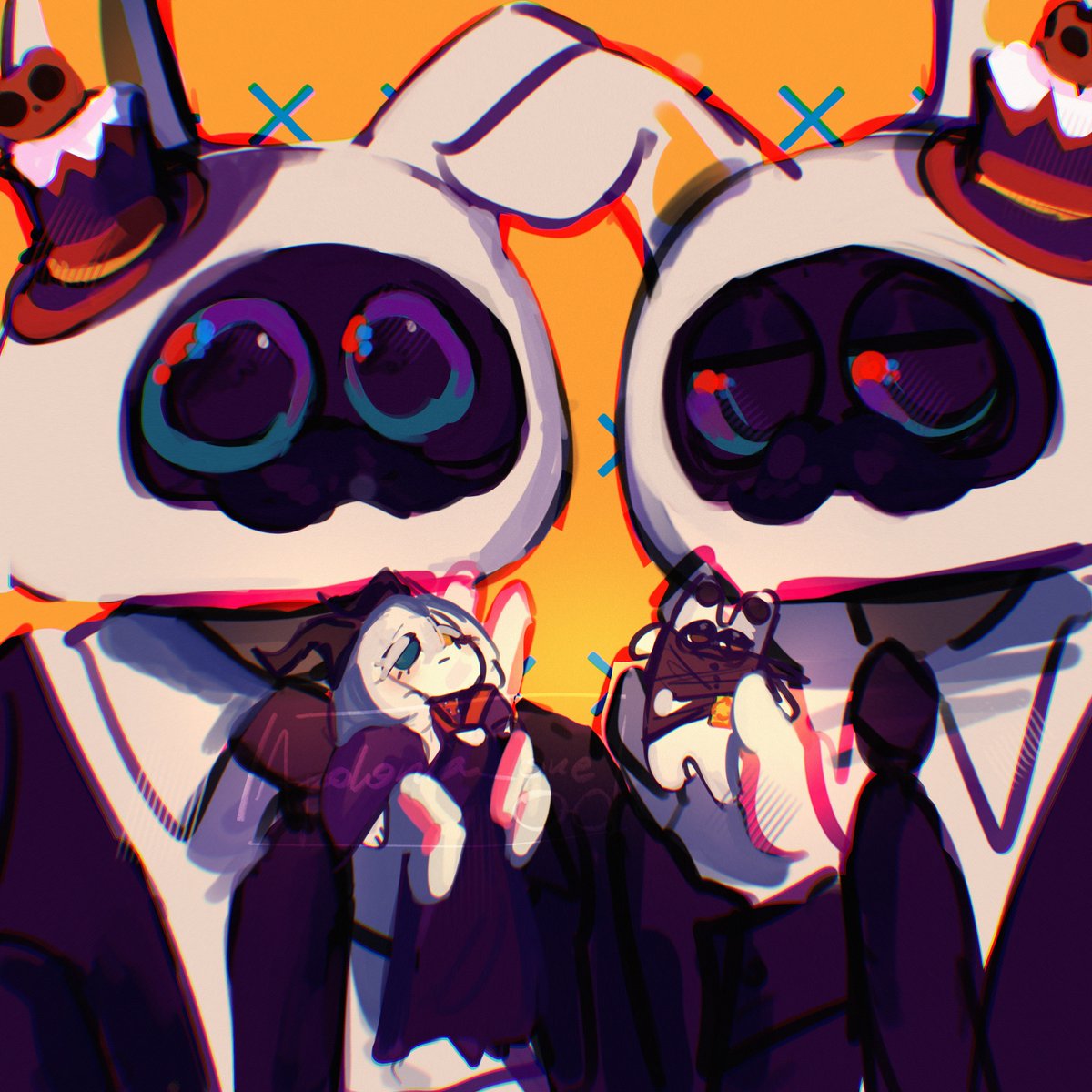 one_apolonia's tweet photo. The devs getting springlocked mid special program wasn’t on my bingo card but I sure as hell hope Roscaelifer will give us a few Joyous mentions 
#Zenlessfanart #zzz https://t.co/Djdd5qZ73p