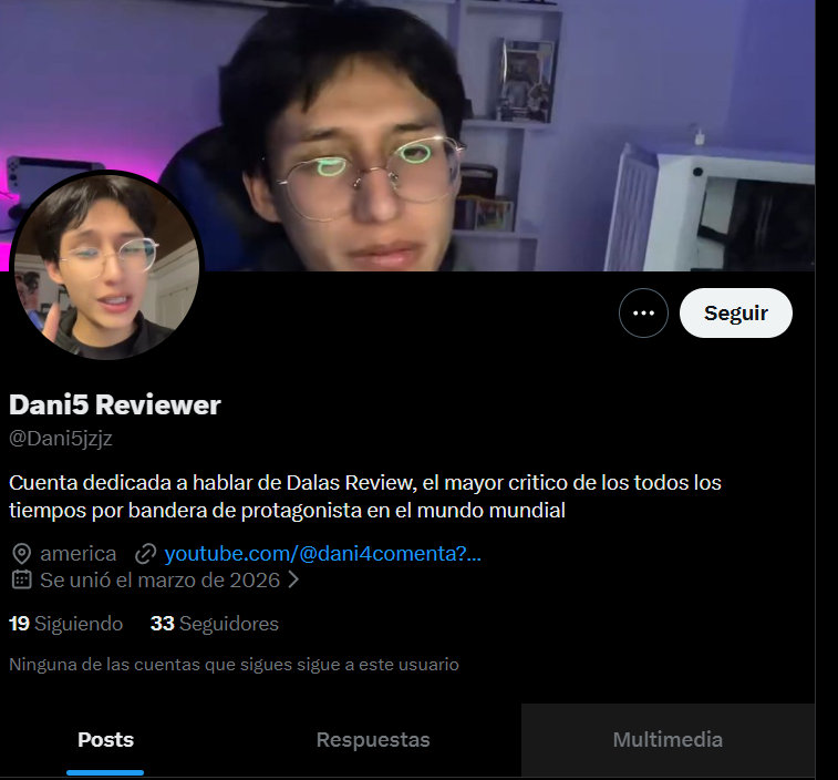 l_sunax's tweet photo. @Mangus3460 @FrankisDD Porque fue por el que metieron a Dalas con pega loca, nada mas por eso, una cuenta que se creo recien este mes y luego un pendejo lo cito y ahi exploto (al menos asi estuve viendo yo) https://t.co/JDM73aJA4N