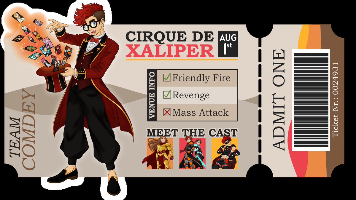 Xaliper's tweet photo. I basically never use this account but hey it's #Artfight Season so where y'all at? 

✨ The show is taking shape and the cast is dying to meet you! ✨

https://t.co/yR6gWyDXBC
I've got a total of 27 characters this year, so plenty targets for an attack. Hope to see u in July <3 https://t.co/lFD8tMMNXn