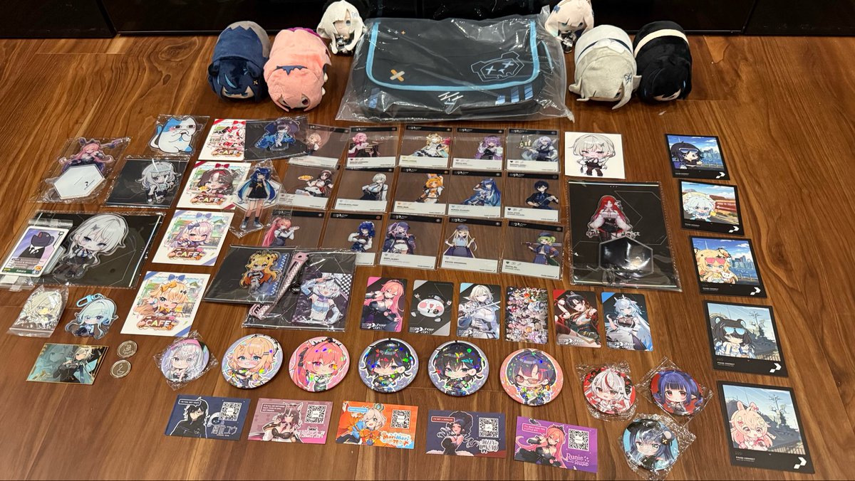 CafeClone's tweet photo. My haul from PhaseCon. I’m glad I can finally start building my Phase Connect collection after joining the community about 7 months ago. #phasecon2026 https://t.co/0LYTw9QZty