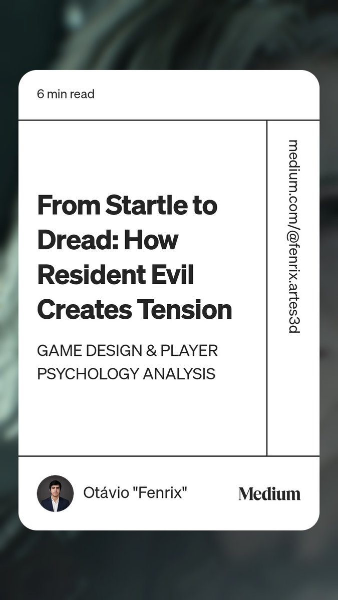 FenrixGT1's tweet photo. My first article is posted 📖🎮! If you like games, and especially Resident Evil, I would love to have you read my article and give me feedback on it. 
 https://t.co/5OmOHV5MMN https://t.co/wI1pImiAoG