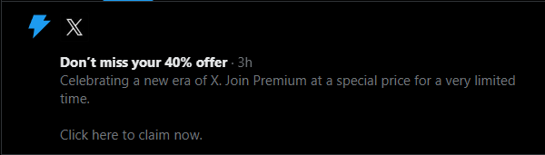 judeogroyper's tweet photo. Elon is a trillionaire and still wants me to pay for premium smh https://t.co/lGgKjakm6M