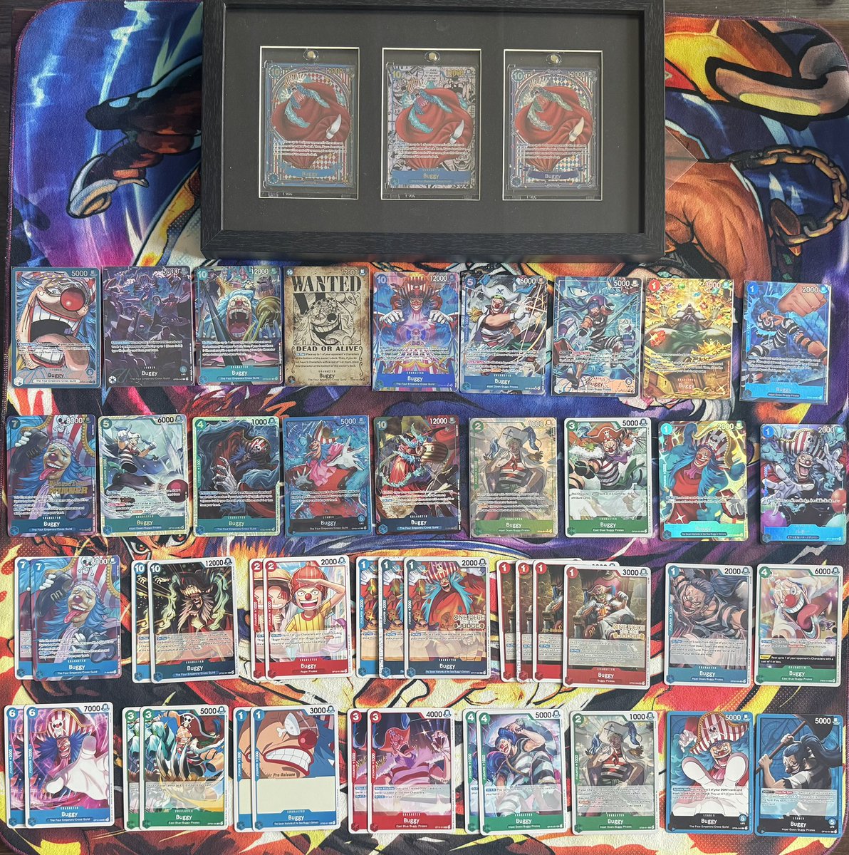 coolkidalex13's tweet photo. Every Buggy card #optcg https://t.co/tP6VrDCHN7