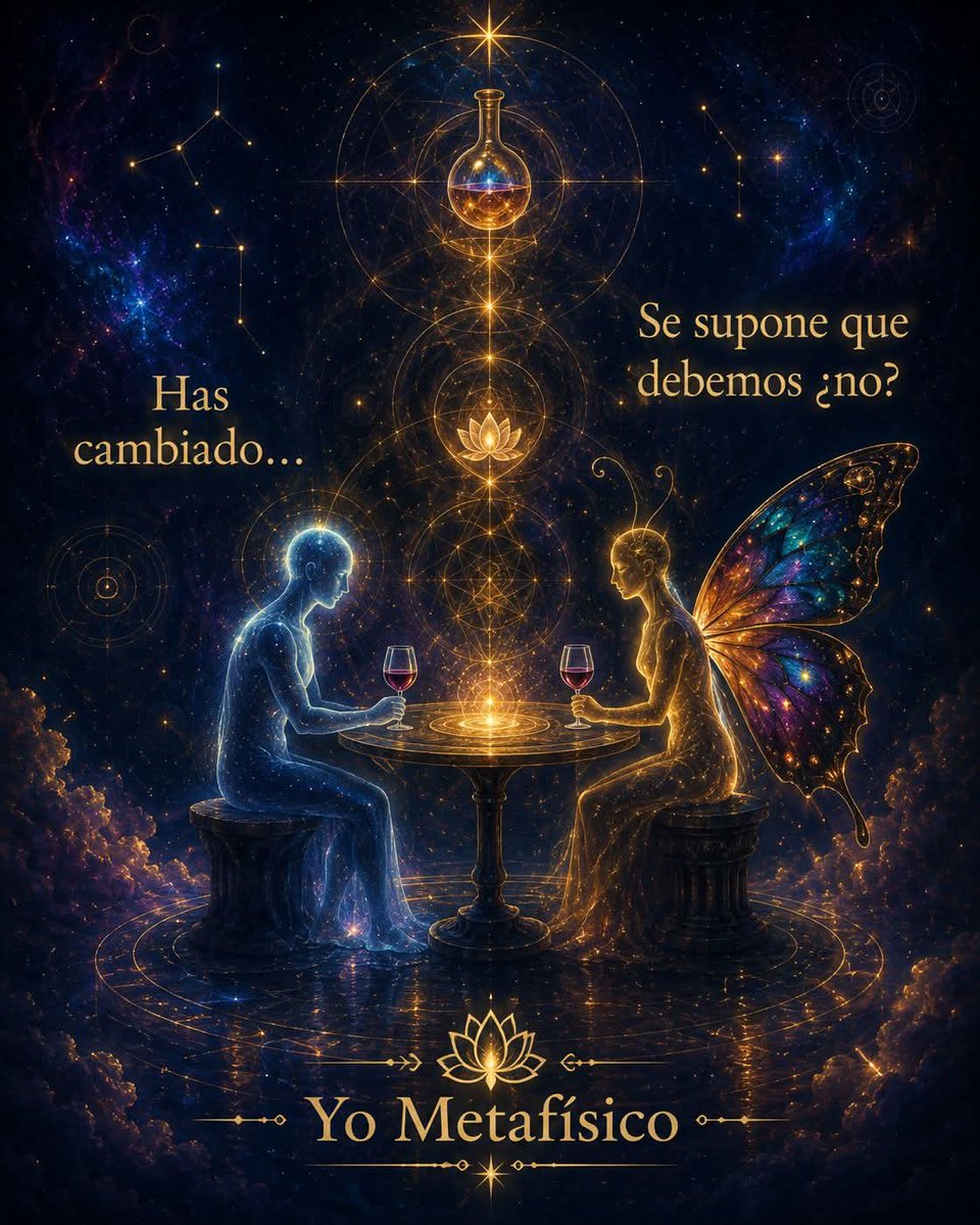 suaVe_teRNuRa's tweet photo. " La gente se sorprende cuando cambias.
Pero la naturaleza jamás le pidió permiso a la oruga para convertirse en mariposa.
La metafísica enseña que evolucionar no es traicionar tu pasado; es honrar el llamado de tu alma.
Quien se aferra a la versión antigua de sí mismo por miedo a incomodar a otros, termina viviendo una vida que ya no le pertenece.
Cada nueva comprensión transforma tu energía. Cada nueva conciencia transforma tu realidad.
🌟 No temas que te digan: "Has cambiado".
Preocúpate si pasan los años... y sigues siendo exactamente la misma persona. "

#YoMetafisico

#DespertarDeConciencia
#TransformacionInterior
#EvolucionEspiritual