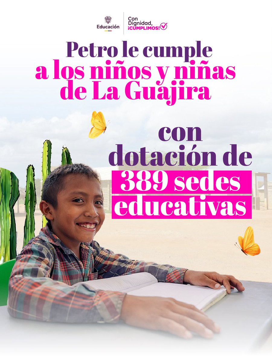 Mineducacion's tweet photo. La inversión en alimentación escolar pasó de $98 mil millones a más de $234 mil millones, permitiendo ampliar la atención de 222 mil estudiantes en 2022 a más de 284 mil estudiantes en 2026 y consolidar la cobertura universal en el departamento. #ConDignidadCumplimos https://t.co/2VvMN5AhVl